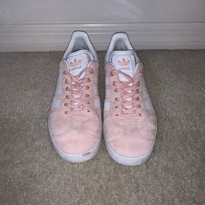 ADIDAS pale pink suede Gazelle